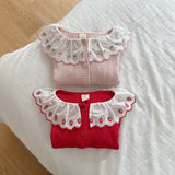 [PRE-ORDER] Berry Eyelet Cardigan