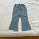 [PRE-ORDER] Ribbon Denim Bootcut Pants