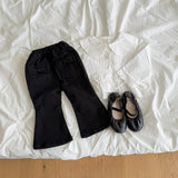 [PRE-ORDER] Ribbon Denim Bootcut Pants