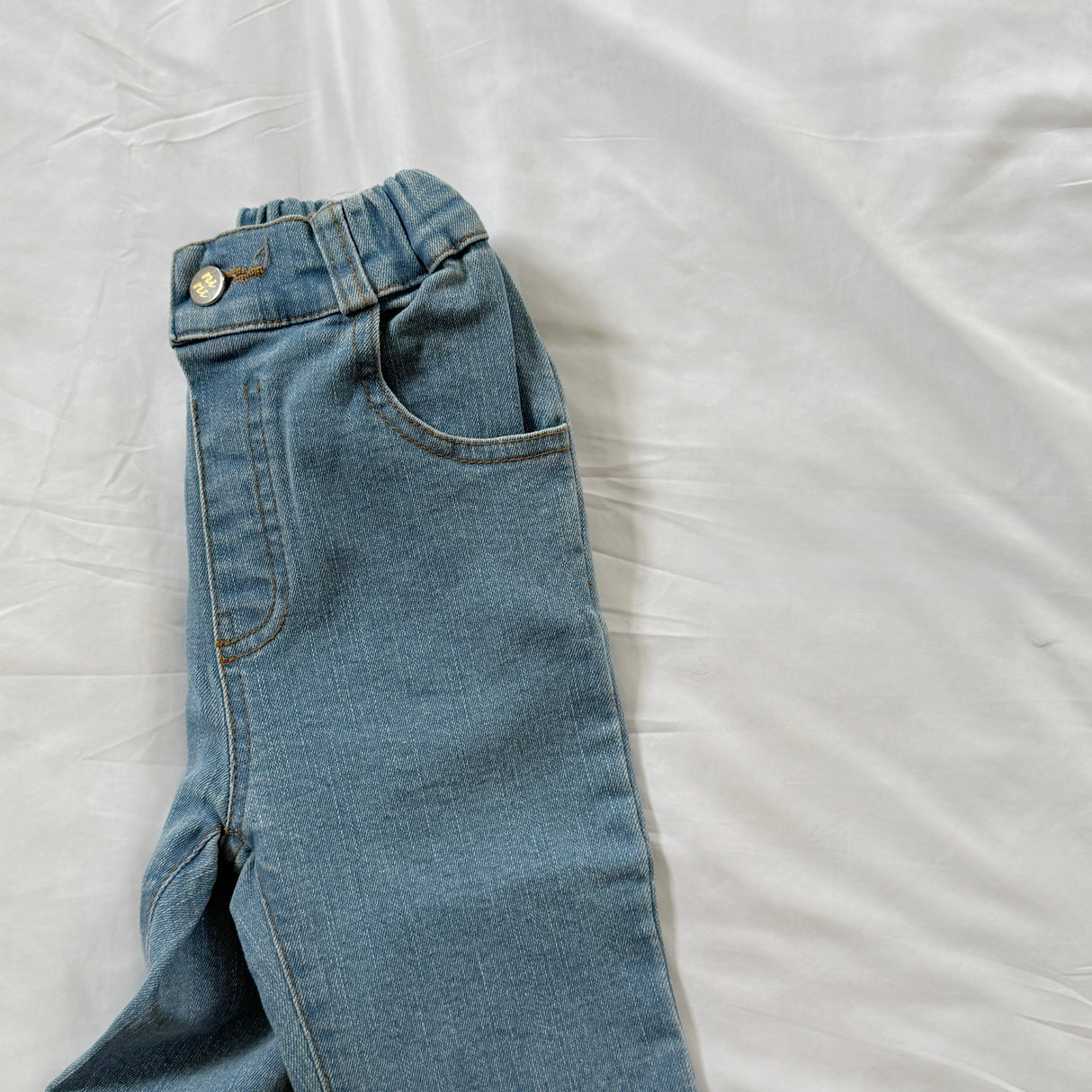 [PRE-ORDER] Ribbon Denim Bootcut Pants