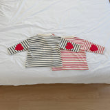 [PRE-ORDER] Heart Patch Collared Tee (Mummy & me)