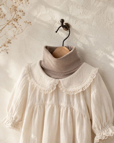 Layered Mock Neck Top
