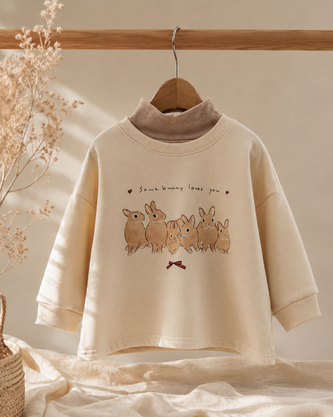 Layered Mock Neck Top