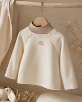 Layered Mock Neck Top