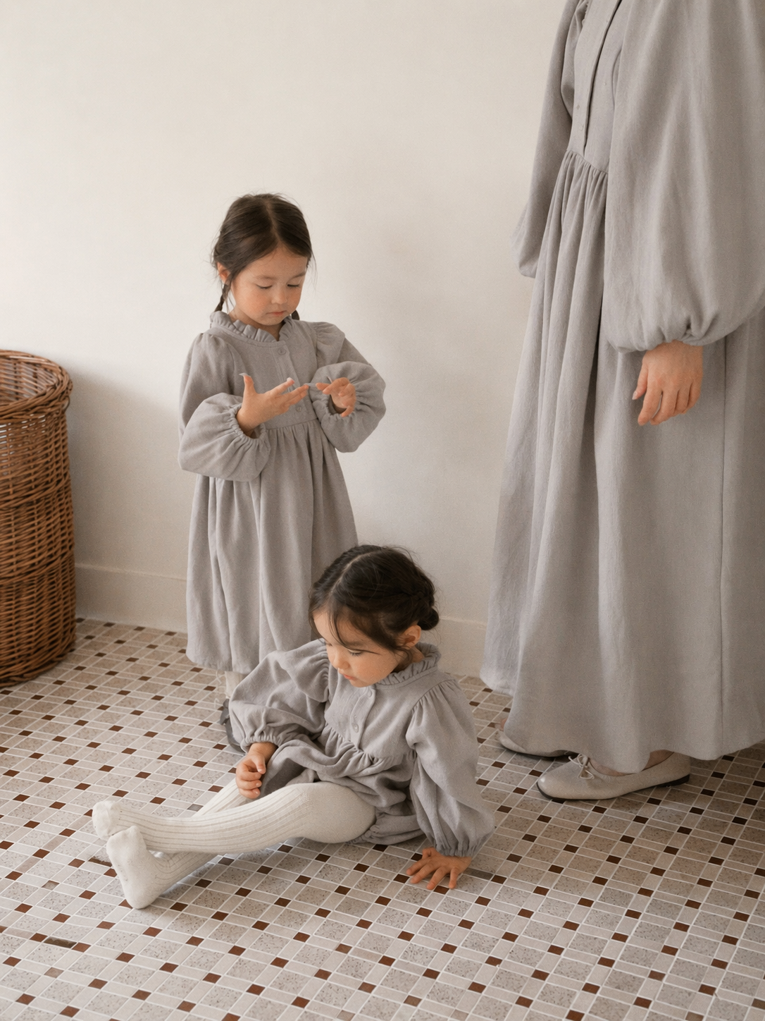 Lumi Shirred Cotton Dress