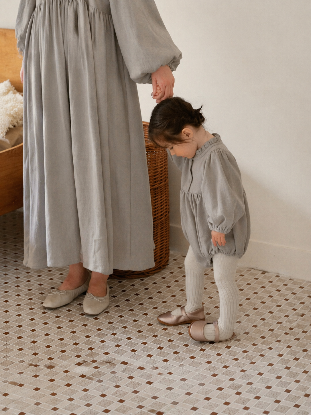 Lumi Shirred Cotton Dress