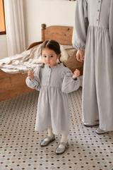 Lumi Shirred Cotton Dress