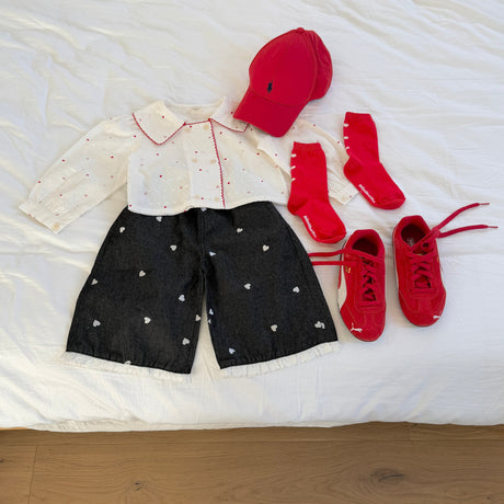 [PRE-ORDER] Heart Cookie Denim Pants