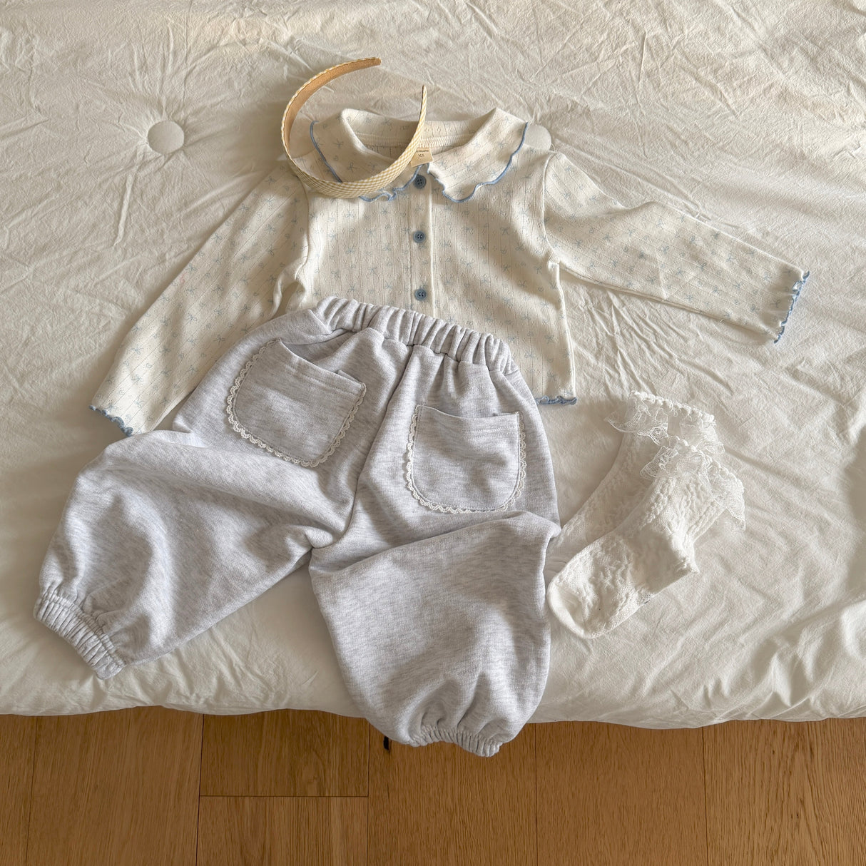 [PRE-ORDER] Milk Lace Jogger Pants (Mummy & me)