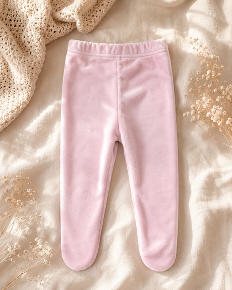 Velour Footed Leggings