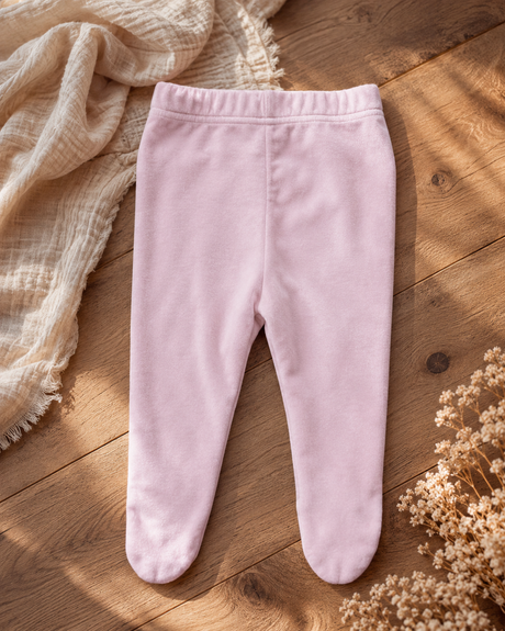 Velour Footed Leggings