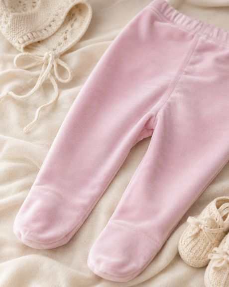 Velour Footed Leggings