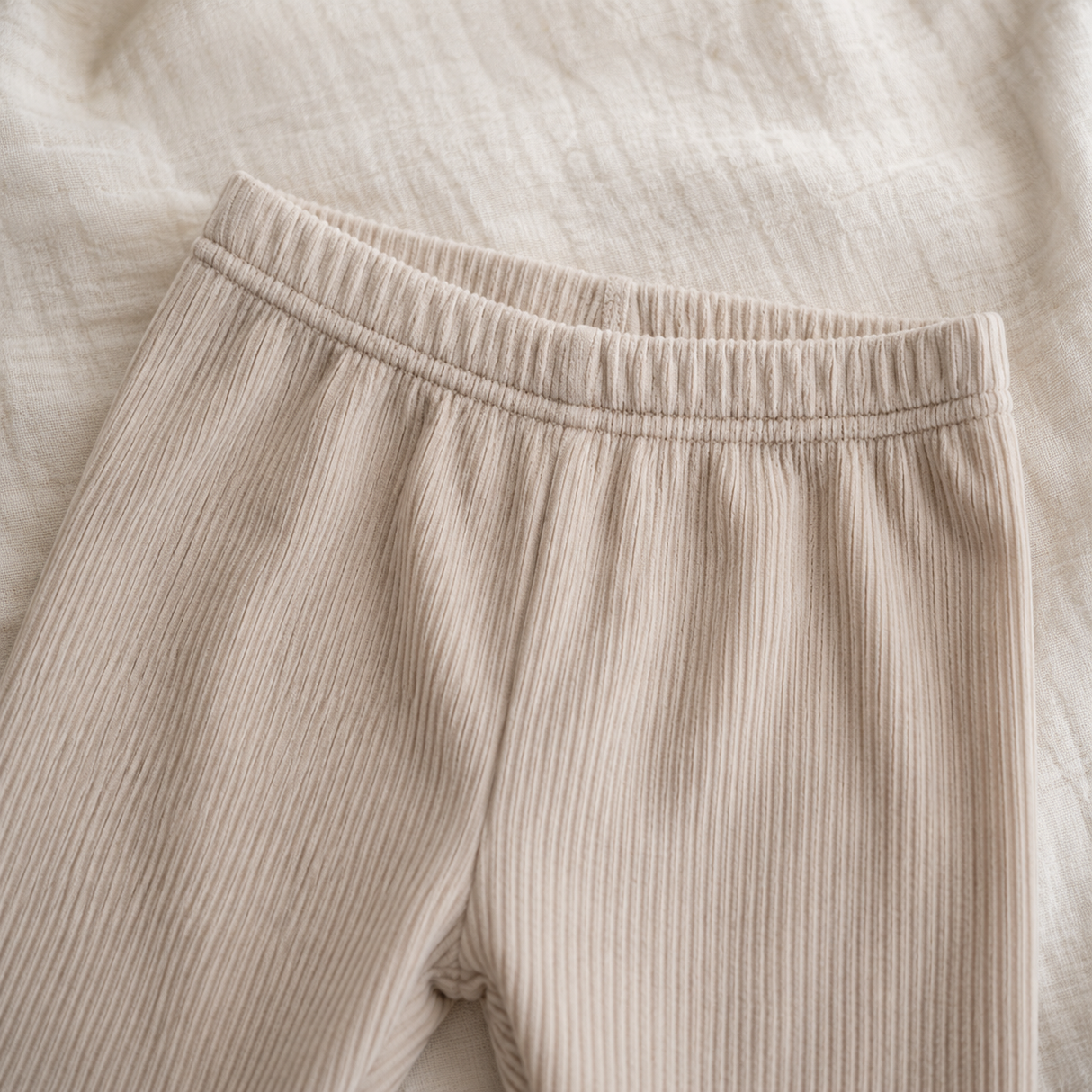 Warm Fleece-lined Rib Legging