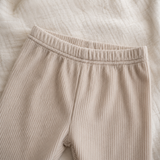 Warm Fleece-lined Rib Legging