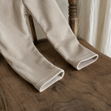 Warm Fleece-lined Rib Legging