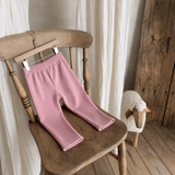 Warm Fleece-lined Rib Legging