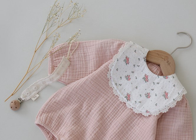 Vanilla Cream Muslin Bodysuit