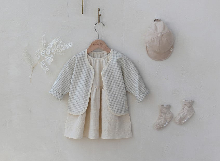 Cheise Plaid Cotton Cardigan