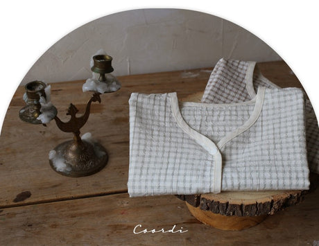 Cheise Plaid Cotton Cardigan