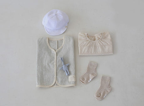 Cheise Plaid Cotton Cardigan