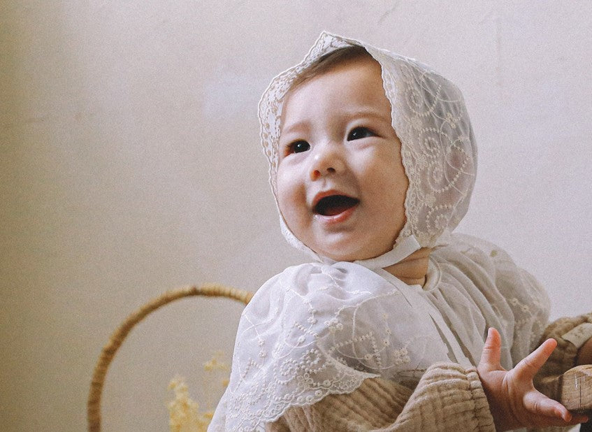 Fall in love Lace Capron & Bonnet