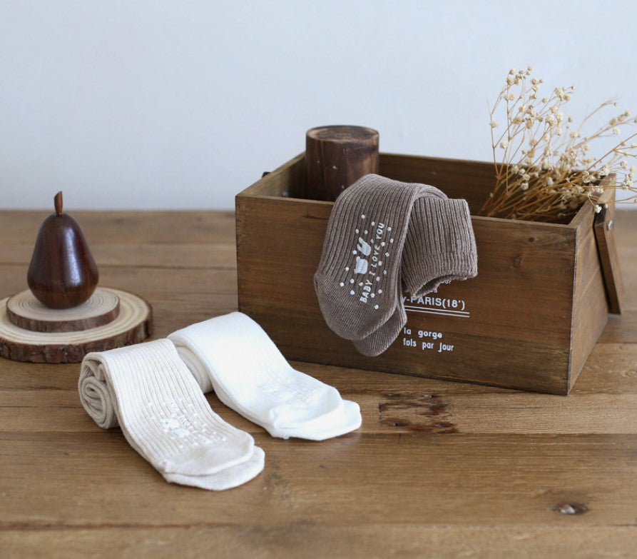 Organic Cotton Non-Slip Knee Socks