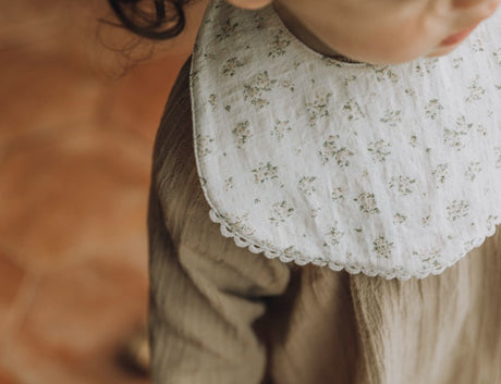 Organic Cotton Mascarpone Bonnet & Bib