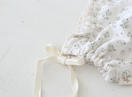 Organic Cotton Mascarpone Bonnet & Bib