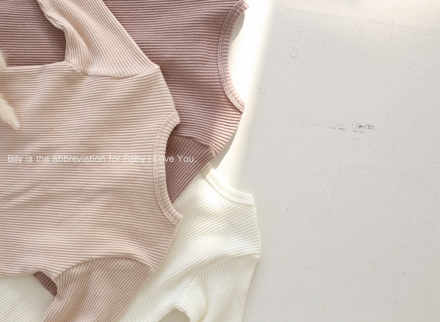 Bily Ribbed All in one Bodysuit