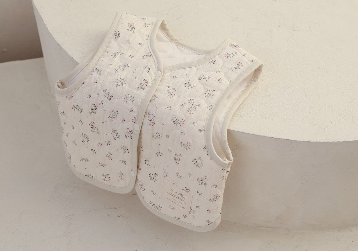 Berry Quilted Vest