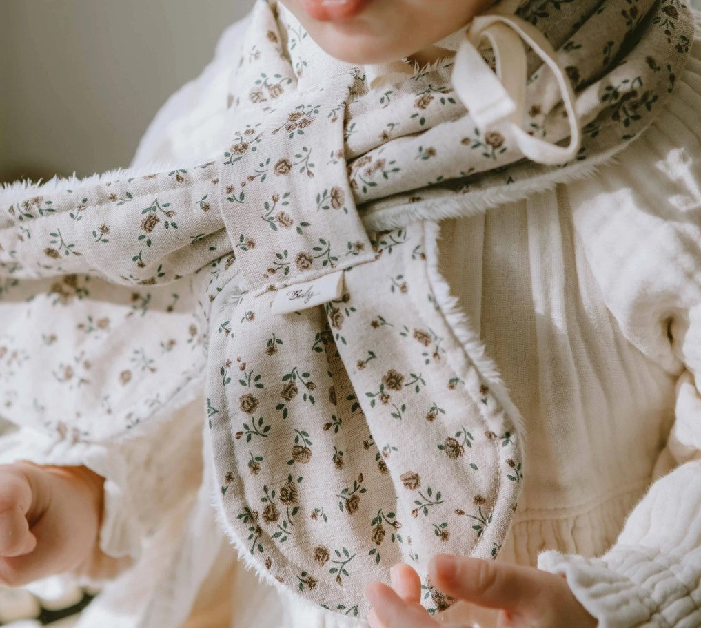 Snow Winter Scarf- Rose Brown