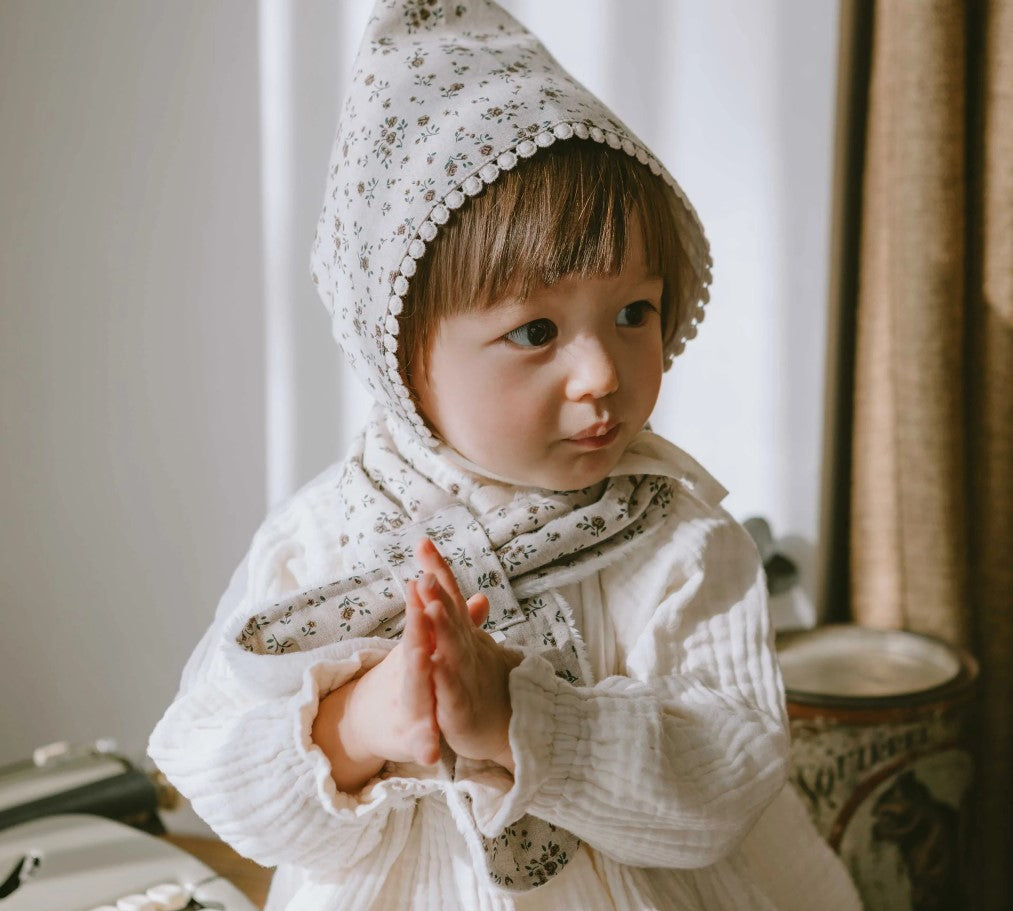 Snow Winter Scarf- Rose Brown