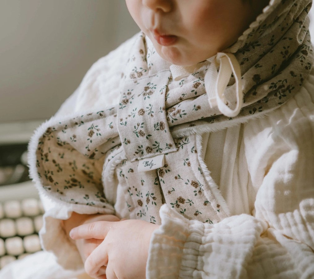 Snow Winter Scarf- Rose Brown