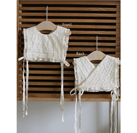 Organic Cotton Petit frill bib