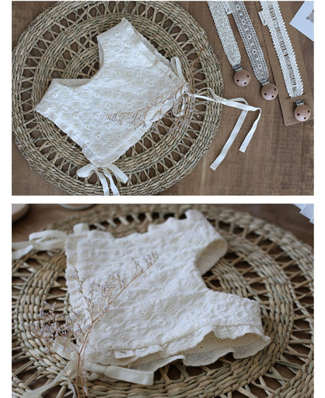 Organic Cotton Petit frill bib