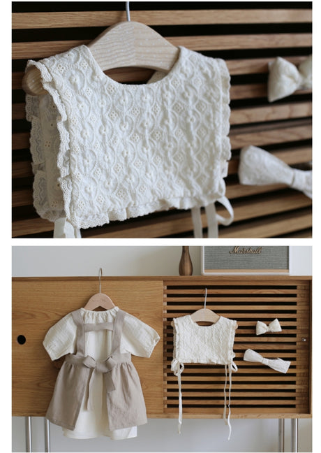 Organic Cotton Petit frill bib