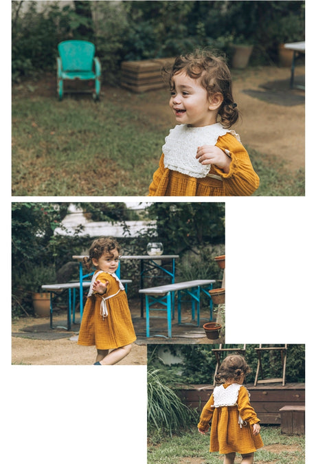 Organic Cotton Petit frill bib
