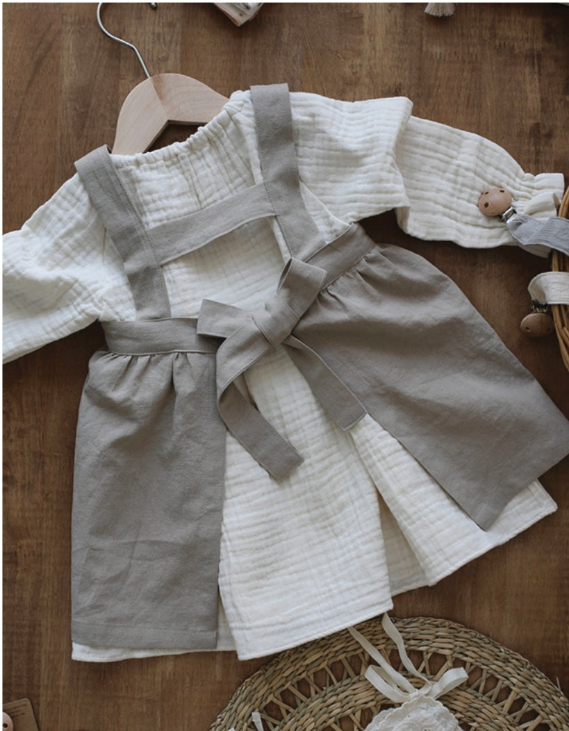 Bily Linen Apron - Kid's