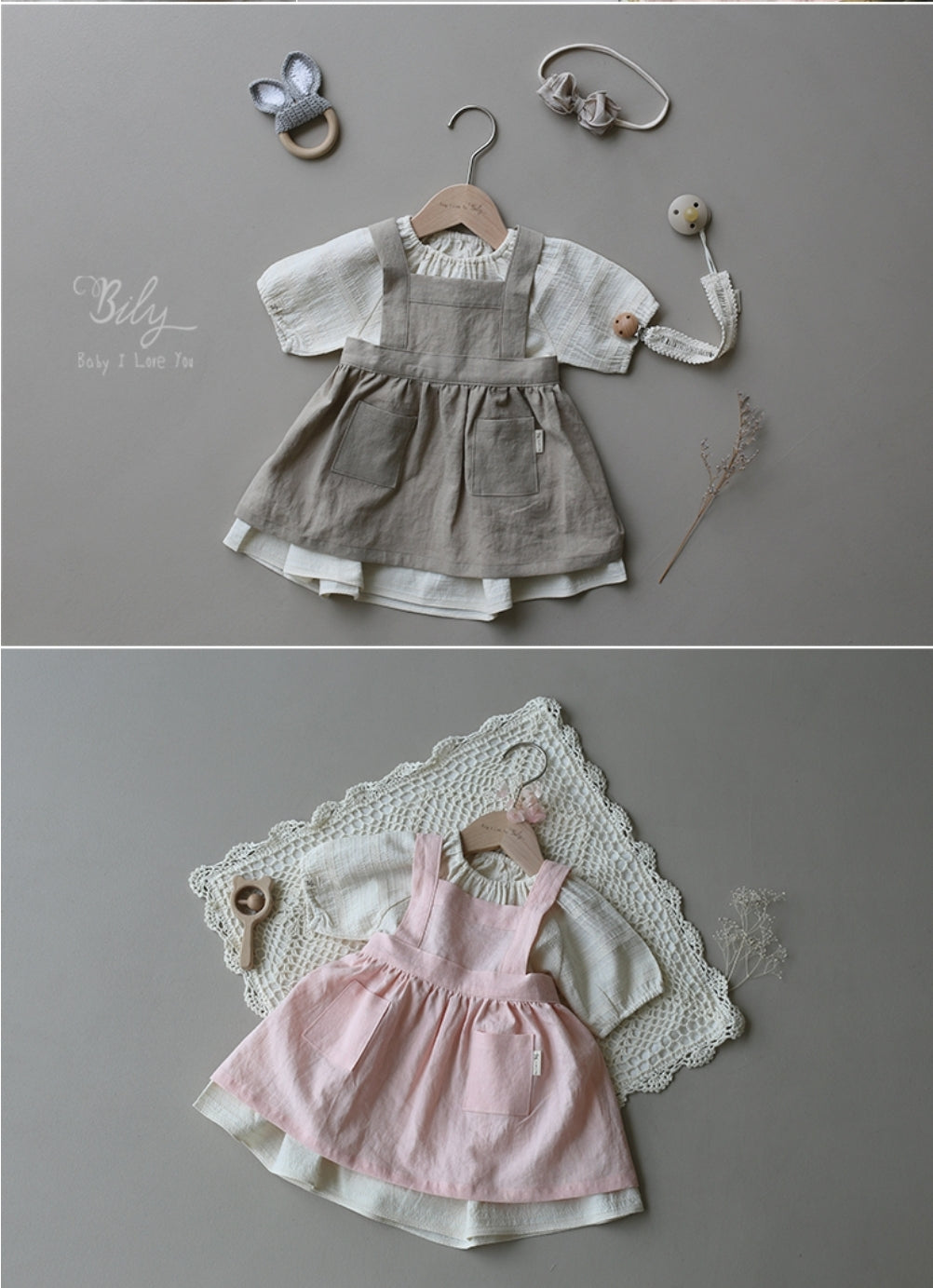 Bily Linen Apron - Kid's