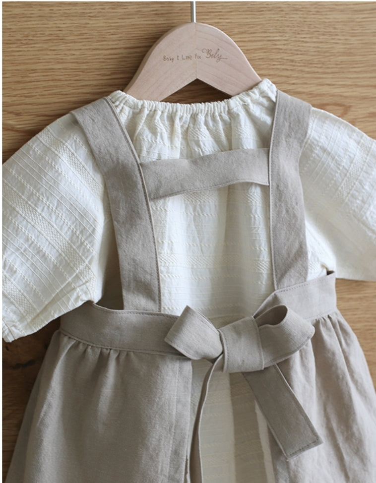 Bily Linen Apron - Kid's