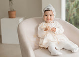 Secret Garden Lace Capron & Bonnet