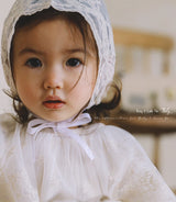Secret Garden Lace Capron & Bonnet