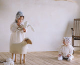 Secret Garden Lace Capron & Bonnet