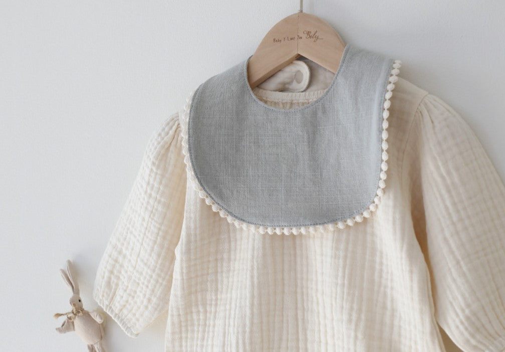 Vanilla Cream Muslin Bodysuit