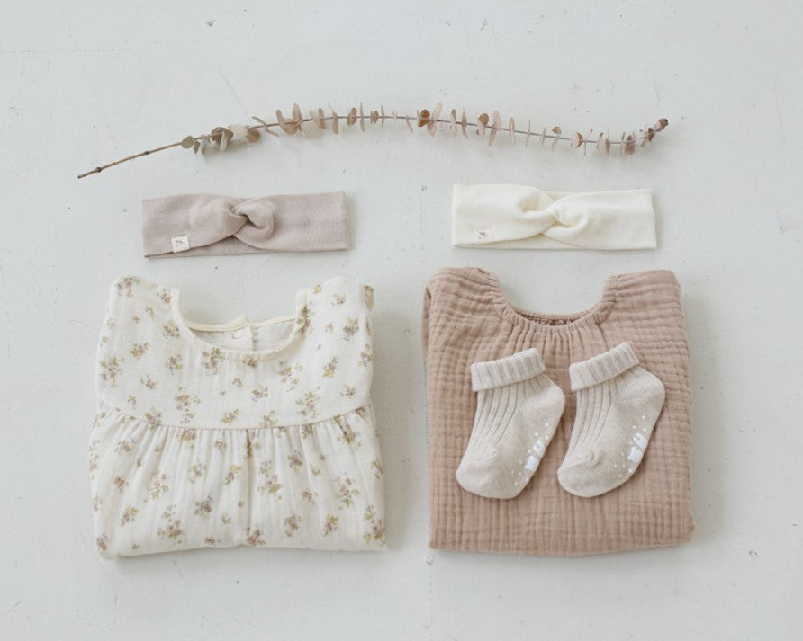 Vanilla Cream Muslin Bodysuit